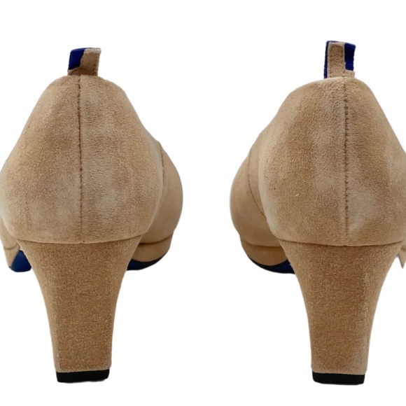 dr LIZA sneaker pump with detachable sparkle strap - GOLDEN SAND SUEDE - Sz 8.5W - Picture 3 of 13